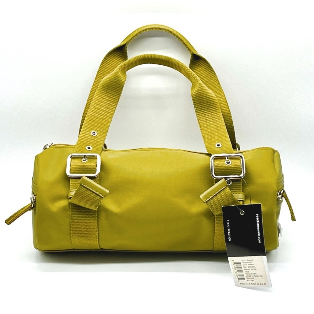 NWT Kenneth Cole Reaction Small Moss Green Barrel Bag - Picture 1 of 10